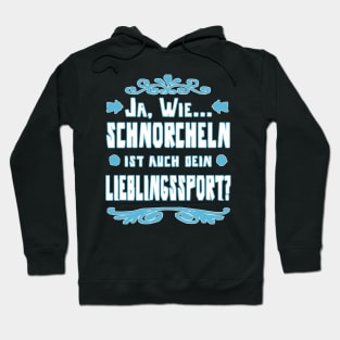 Schnorcheln Tauchen Korallen Mädchen Spruch Hoodie